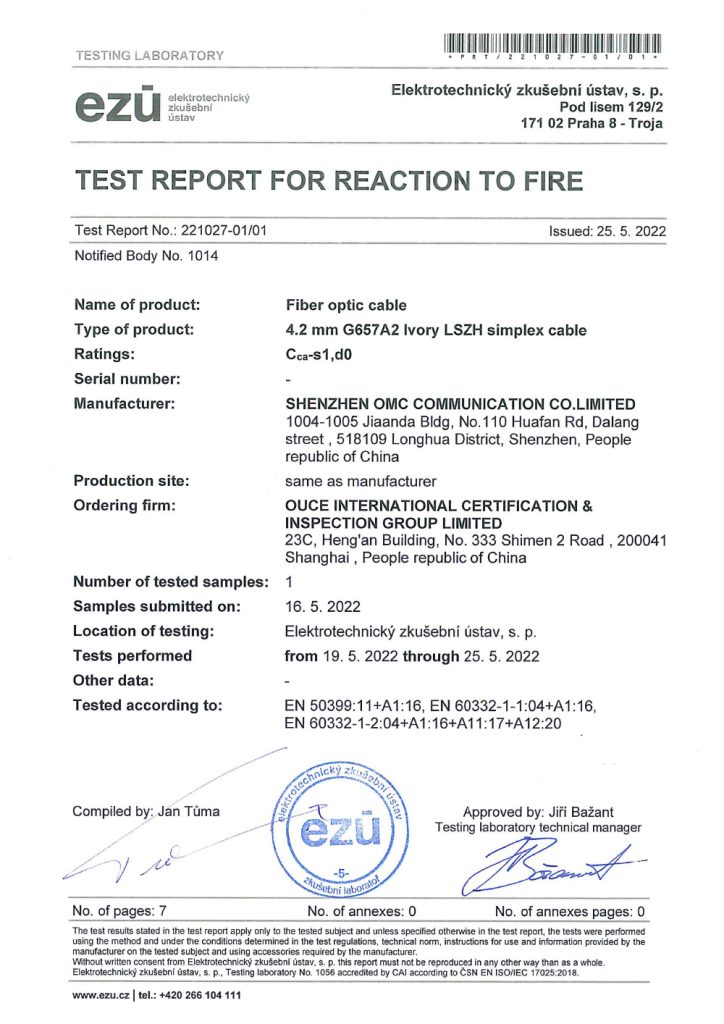 Cca Test report