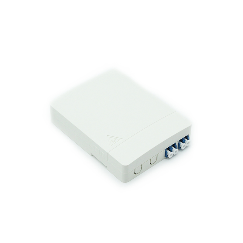4 channels LC FTTH fiber faceplate