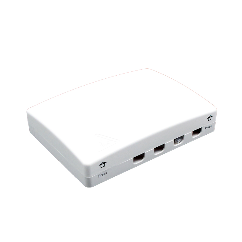 FTTH fiber faceplate 4 cores