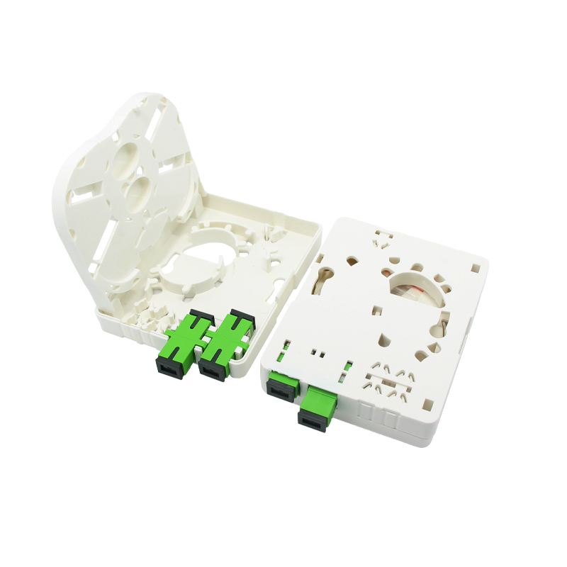 SC APC 2 cores FTTH fiber faceplate