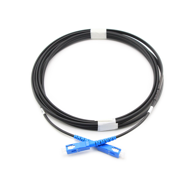 SC UPC G657A2 Self-supporting Aerial FTTH Drop cable patch cord 3.0x5