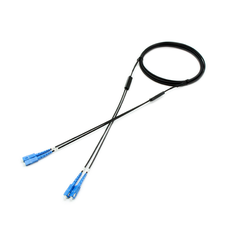 SCUPC 2x5mm 2cores Self-supporting Aerial FTTH Drop Cable Patch cord