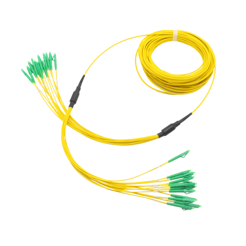 12cores LC APC Micro-Fiber fanout Patch Cord