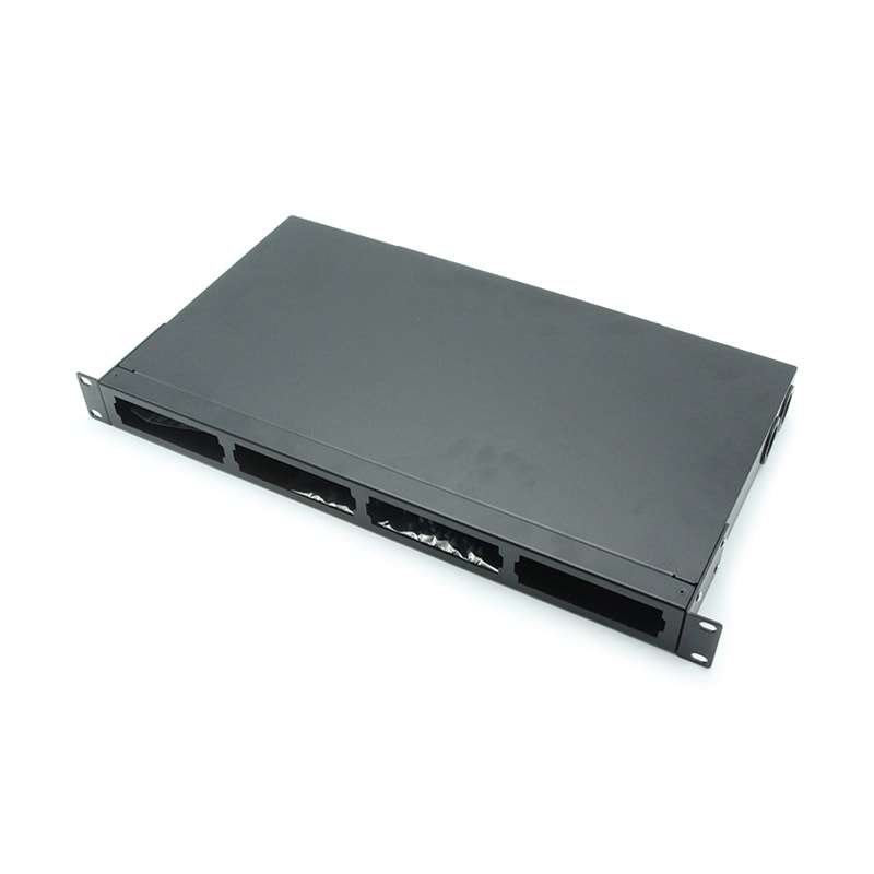 4，1U UHD MTP-LC 96F Patch panel -NO front cover-4 cassettes (1)