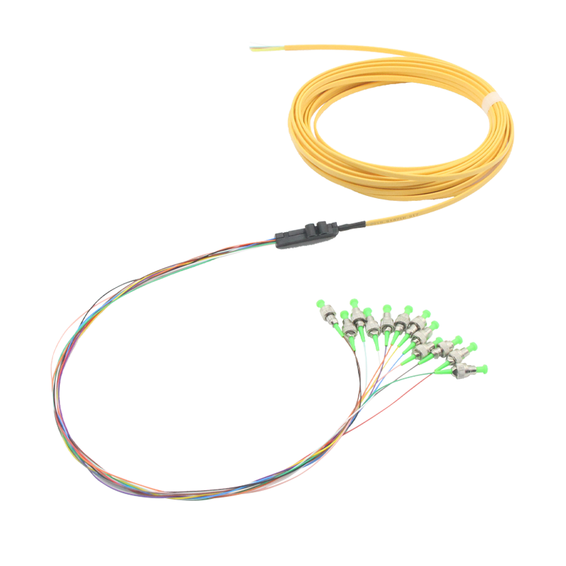 FC APC12F Ribbon Fiber Pigtail
