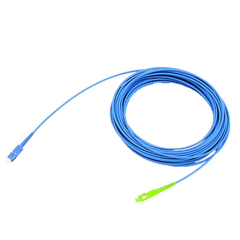 Simplex armored patch cord