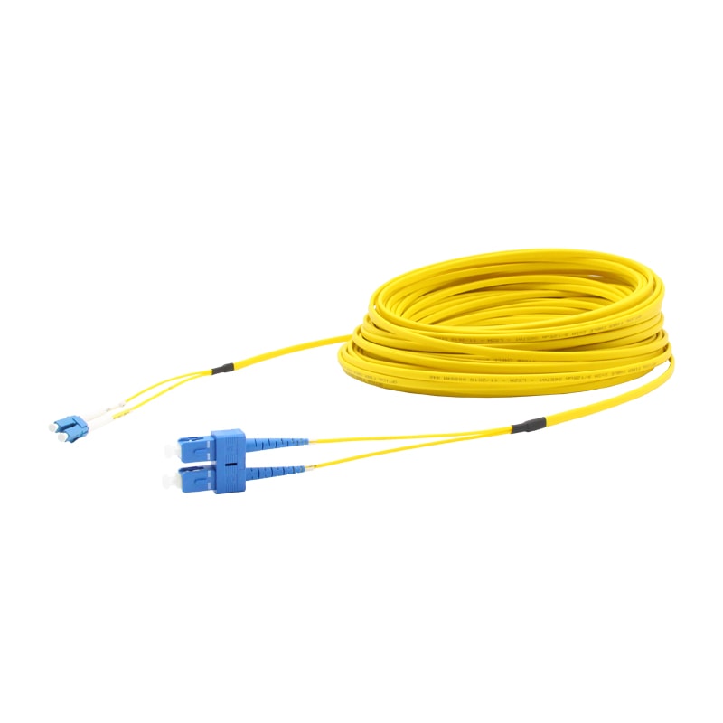 LC-SC SM 2F Flat Ruggedized Patch cord