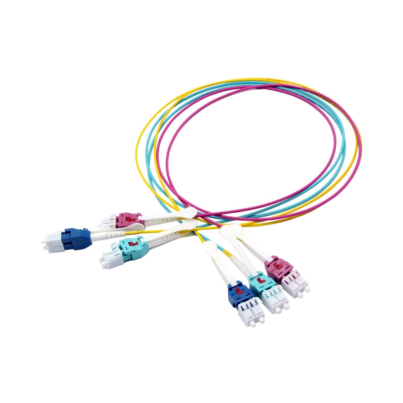 Polarity Switchable Uniboot LC Duplex with Pull Tab patch cord