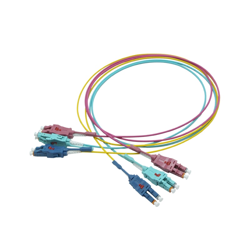 Polarity Switchable Uniboot LC Duplex with Push-Pull Tab patch cord