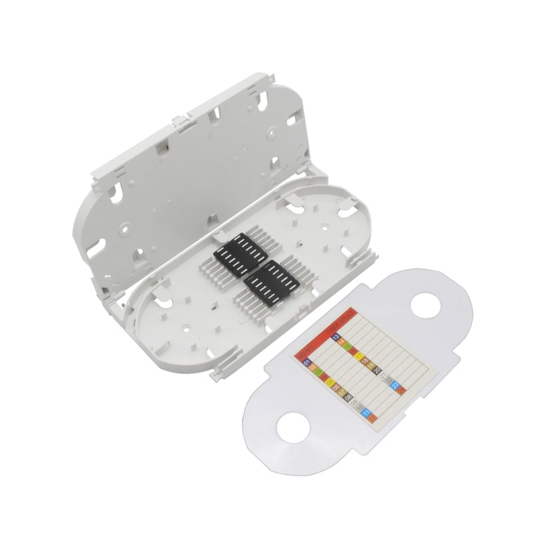 24 core Stackable fiber optic splicing tray White (1)