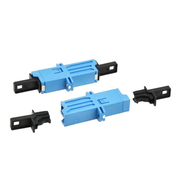 H Style E2000 UPC Adapter With Flange