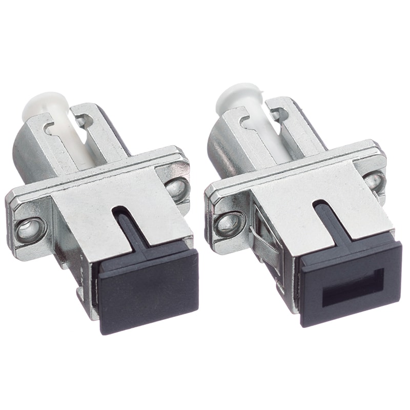SC-LC Hybrid Simplex adapter-Metal SC footprint