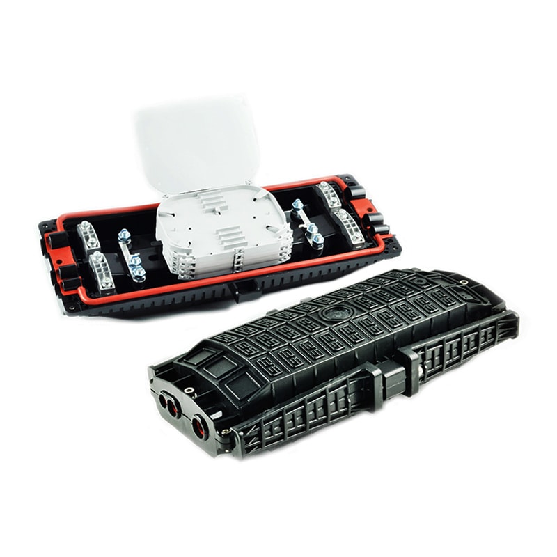 3 in 3 out Horizontal type Fiber Closure 24F