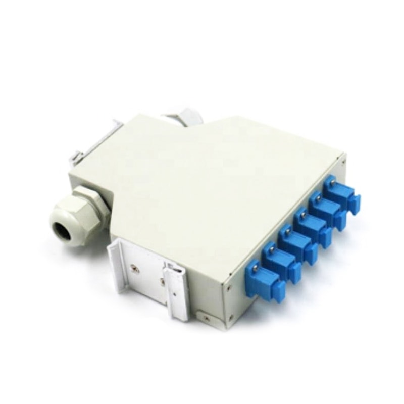 6 ports SC Din Rail Splice box -DRCB