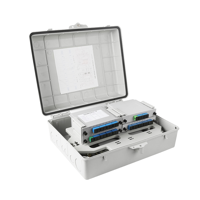 Fiber Enclosure with 1x16 Splitter cassette FEB-48C-2