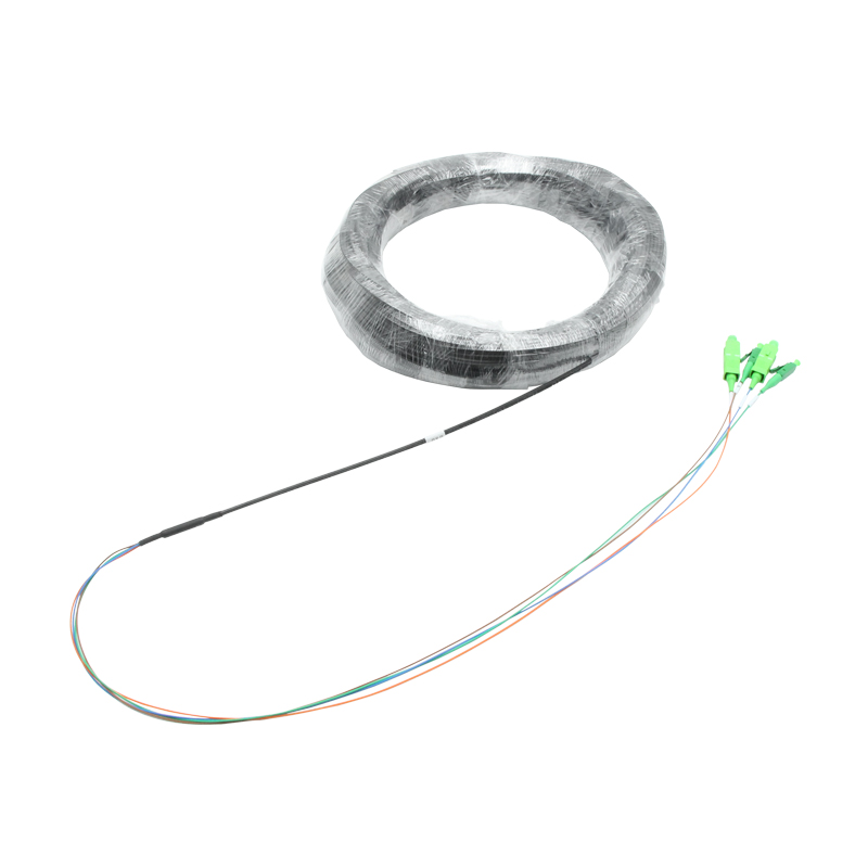 4F Butterfly Flat Indoor FTTH Drop Cable assemblies