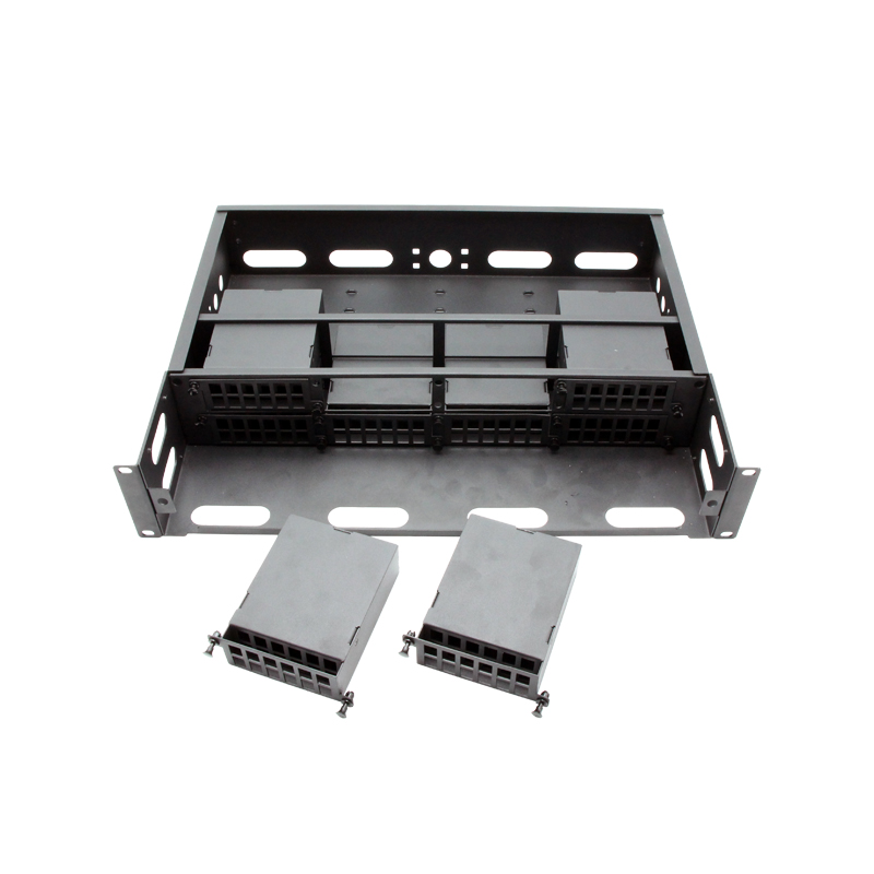 FHD 1U - 4U 96 - 240F Full Cover MPO & MTP - LC Fixed Rack Mount Patch Panel
