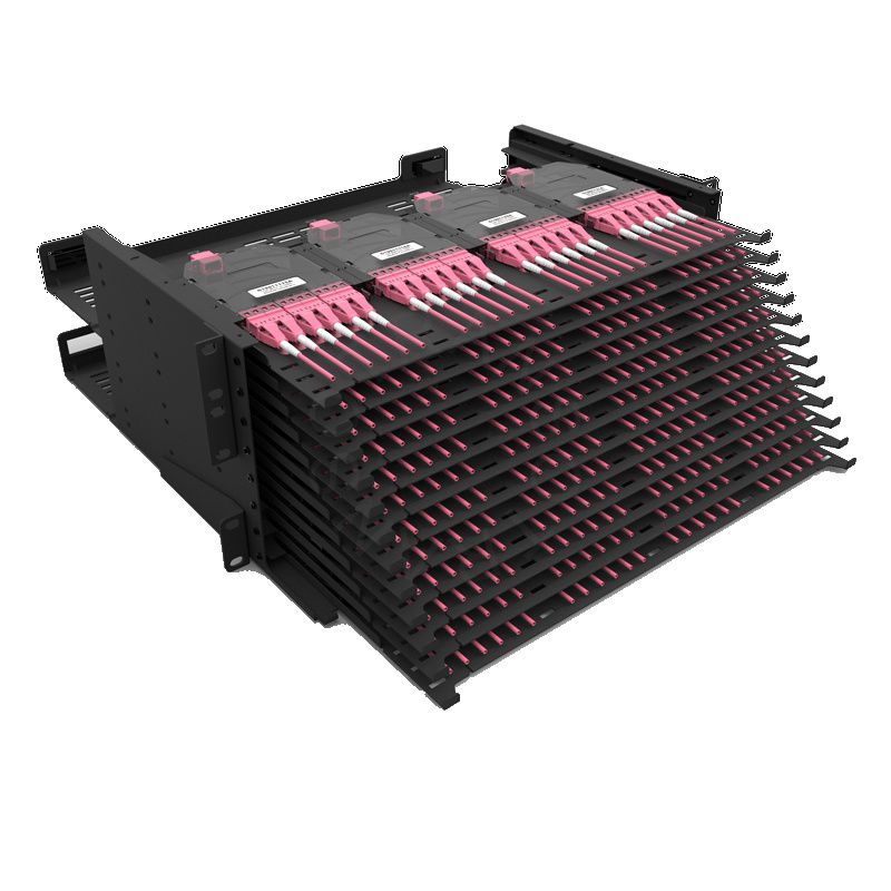 4u 576f Mpo Lc Sliding Drawer Patch Panel