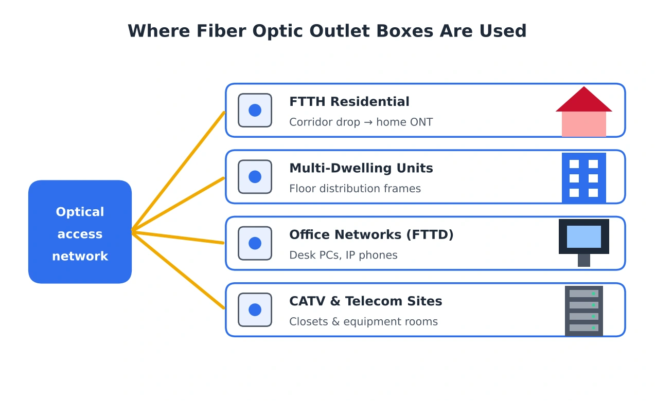 Fiber Optic Outlet Box2